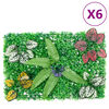 &nbsp;vidaXL Veda&ccedil;&atilde;o de plantas artificiais&nbsp;6 pcs 40x60 cm verde
