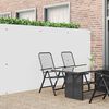 vidaXL Cerca de jardim dupla face branco 1,8x5 m PVC
