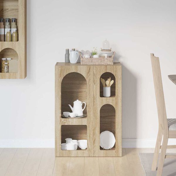 vidaXL Buffet Carvalho Sonoma 59 x 35 x 80.5 cm Madeira processada