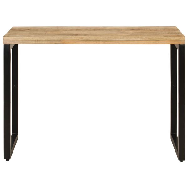 vidaXL Mesa de jantar 110x50x76 cm madeira de mangueira maci&ccedil;a