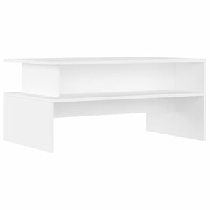 vidaXL Mesa de centro 90x55x42,5 cm derivados de madeira branco