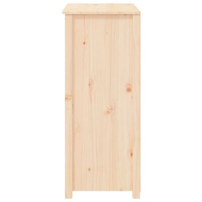 vidaXL Aparador alto 83x41,5x100 cm madeira de pinho maciça
