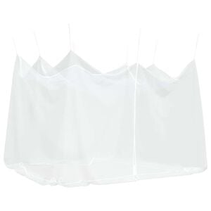 vidaXL mosquiteiro para exterior malha 220 branco 300x300x250 cm