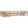 vidaXL Conjunto de Sof&aacute;s para Exterior 7 pcs Natural
