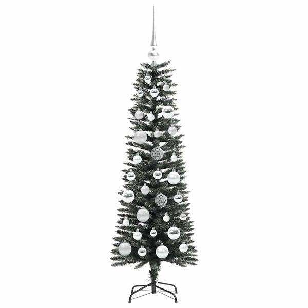 vidaXL &Aacute;rvore de Natal Artificial Verde 120 cm PVC, Pl&aacute;stico e A&ccedil;o