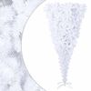 vidaXL &Aacute;rvore de Natal artificial invertida com suporte 240 cm branco