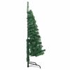 vidaXL &Aacute;rvore de Natal artificial de canto Verde 150 cm PVC e Metal