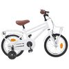 vidaXL Bicicleta Infantil 12 Polegadas para 2-4 anos Branco