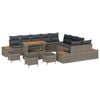 vidaXL Conjunto de Sof&aacute; de Jardim 14 unid. 13-N&uacute;mero de lugares