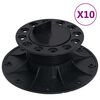 vidaXL P&eacute;s ajust&aacute;veis para pavimento 10 pcs 60-88 mm