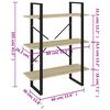 vidaXL Estante 80x30x105 cm contraplacado cor carvalho sonoma