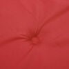 vidaXL Almofad&otilde;es p/ cadeiras de jardim 4 pcs tecido oxford vermelho