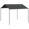 vidaXL Tenda com toldo 4x4 m a&ccedil;o e tecido antracite