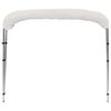 vidaXL Toldo em 3 arcos Bimini 183x180x137 cm branco