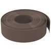 vidaXL Bordas de jardim 3 pcs 10 m 15 cm polietileno castanho