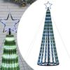 vidaXL LED &Aacute;rvore de Natal 275 LEDs Azul 180 cm