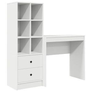 vidaXL Mesa Branco 125,5 x 40 x 127 cm 2 unid.
