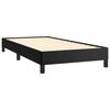 vidaXL Estrutura de cama 80x200 cm couro artificial preto
