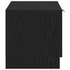 vidaXL Gabinete para TV Carvalho Preto 80 x 35 x 36,5 cm