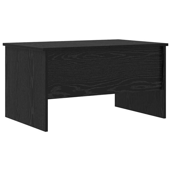vidaXL Mesa de centro Carvalho Preto 102 x 50,5 x 46,5 cm