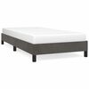 vidaXL Estrutura de cama sem colch&atilde;o 90x200 cm veludo cinzento-escuro