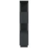 vidaXL Estante/divisória 80x25x132 cm pinho maciço cinza