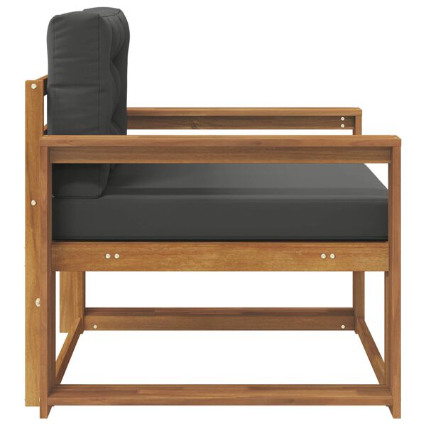 vidaXL Sof&aacute; M&eacute;dio Externo Madeira S&oacute;lida de Ac&aacute;cia Natural