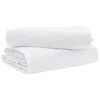vidaXL Edredom 2-em-1 com travesseiro 2 pcs Branco Pena de ganso