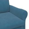 vidaXL poltrona Azul 76 x 94 x 102 cm Veludo