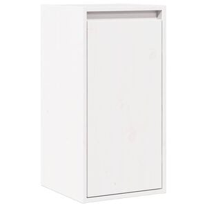 vidaXL Arm&aacute;rio de parede 30x30x60 cm madeira de pinho maci&ccedil;a branco