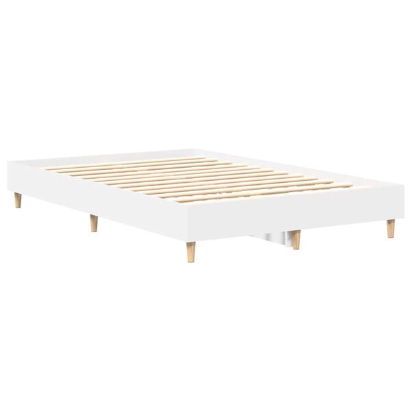 vidaXL Estrutura de cama sem colch&atilde;o 120x200 cm branco