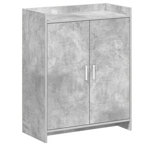 vidaXL Arm&aacute;rio de Sapatos com porta Cinzento Cimento 73,5 x 36 x 92 cm