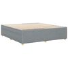 vidaXL Estrutura de cama sem colch&atilde;o 180x200 cm tecido cinzento-claro
