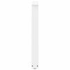 vidaXL Pernas para mesa de jantar em V 3 pe&ccedil;as, branco, 70x(72-73,3) cm, a&ccedil;o
