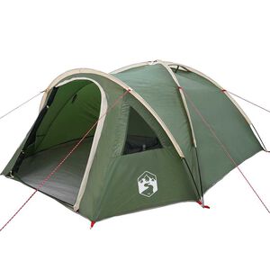 vidaXL Barraca de Camping Verde 308 x 268 x 130 cm Poli&eacute;ster