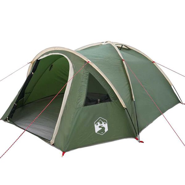 vidaXL Barraca de Camping Verde 308 x 268 x 130 cm Poli&eacute;ster