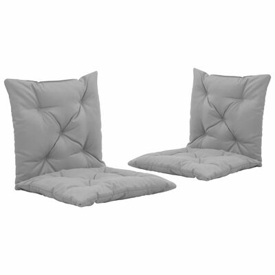 vidaXL Almofadões para cadeira de baloiço 2 pcs 50 cm cinzento