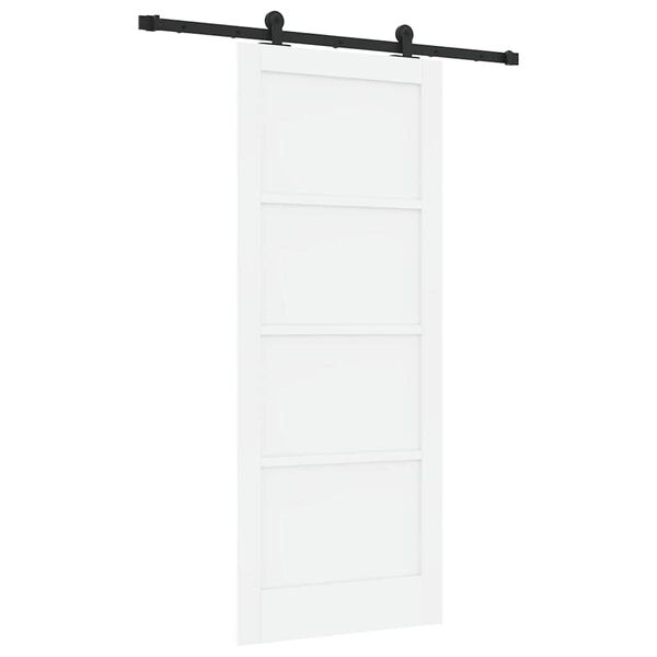vidaXL Porta Deslizante ORKDAL Branco 83 x 202 cm