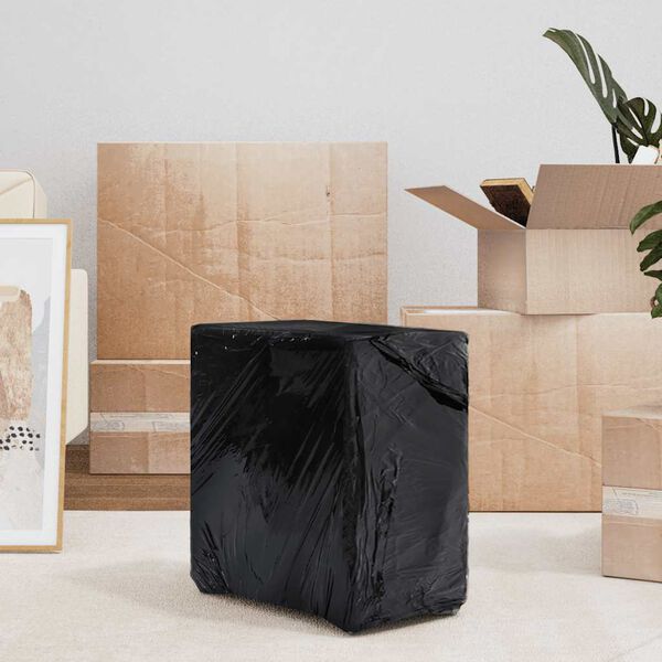 vidaXL Pel&iacute;cula extens&iacute;vel 2 unid preto 23 &mu;m 50 cm x 300 m