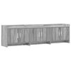 vidaXL Gabinete para TV 168 x 33 x 47 cm Sonoma cinzento