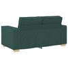 vidaXL Sof&aacute; 3 pcs Verde Escuro 220 x 80 x 84 cm