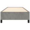 vidaXL Estrutura de cama sem colch&atilde;o 80x200 cm veludo cinzento-claro