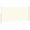 vidaXL Toldo lateral retr&aacute;til para p&aacute;tio 220x500 cm cor creme