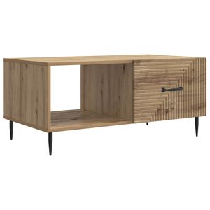 vidaXL Mesa de centro Carvalho Arttisan 90 x 50 x 40 cm