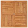 vidaXL Mesa de jardim 120x120x75 cm madeira de teca maci&ccedil;a