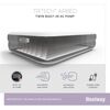Bestway Colch&atilde;o insufl&aacute;vel Tritech 2 pessoas 203x152x46 cm preto