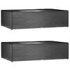 vidaXL Capas p/ mob&iacute;lia jardim 2 pcs 16 ilh&oacute;s 325x205x90 cm retangular