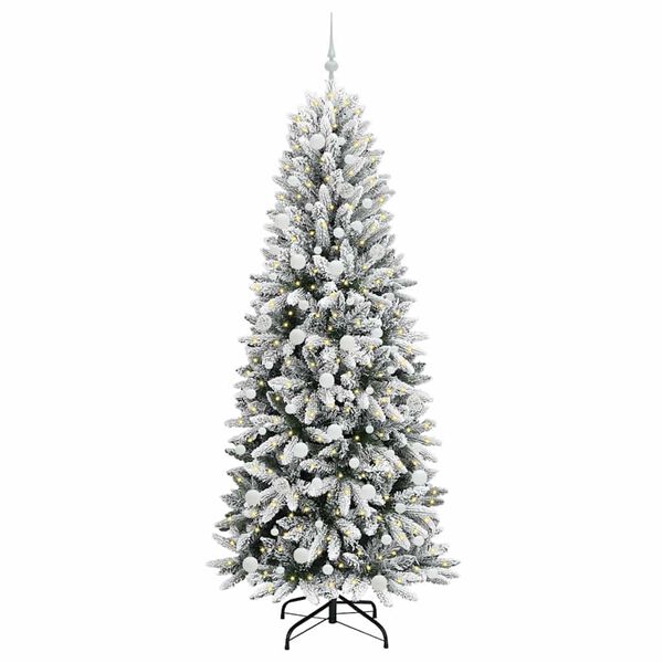 vidaXL &Aacute;rvore de Natal Artificial com 300 LEDs Branco 210 cm