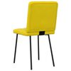 vidaXL Cadeiras de jantar 2 pcs veludo amarelo