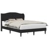 vidaXL Estrutura da Cama com cabeceira Preto 140 x 200 cm Veludo